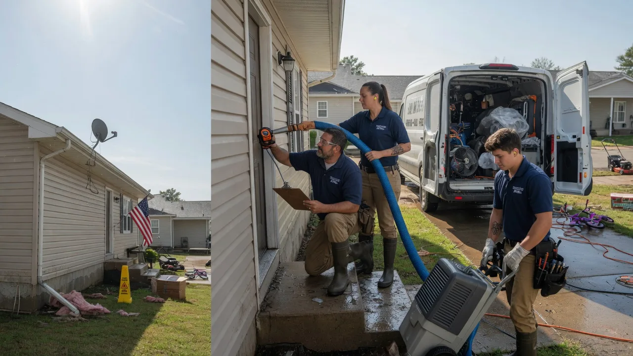 Ceiling Water Damage Restoration in Box Elder, SD near me